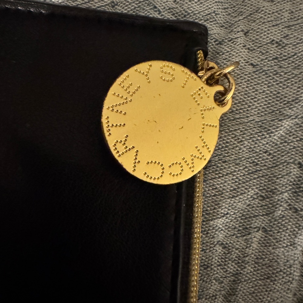 Stella McCartney Black Accessory with Gold Detail (Vegan)